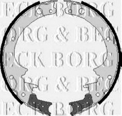 BORG & BECK bbs6205 -  Комплект тормозных колодок